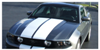 2010-12 Mustang Lemans Racing Stripes - Tapered - Convertible - No Wing - No Scoop